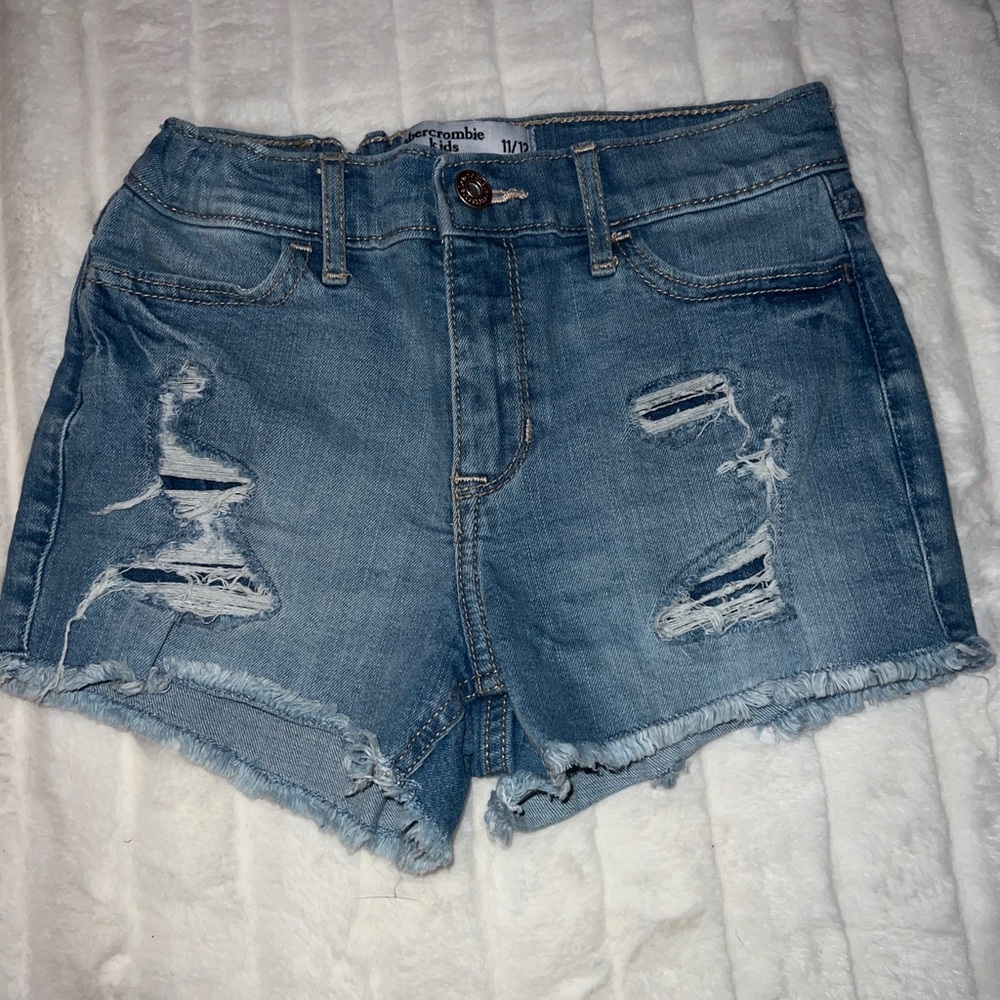 Girls Abercrombie Jean Shorts